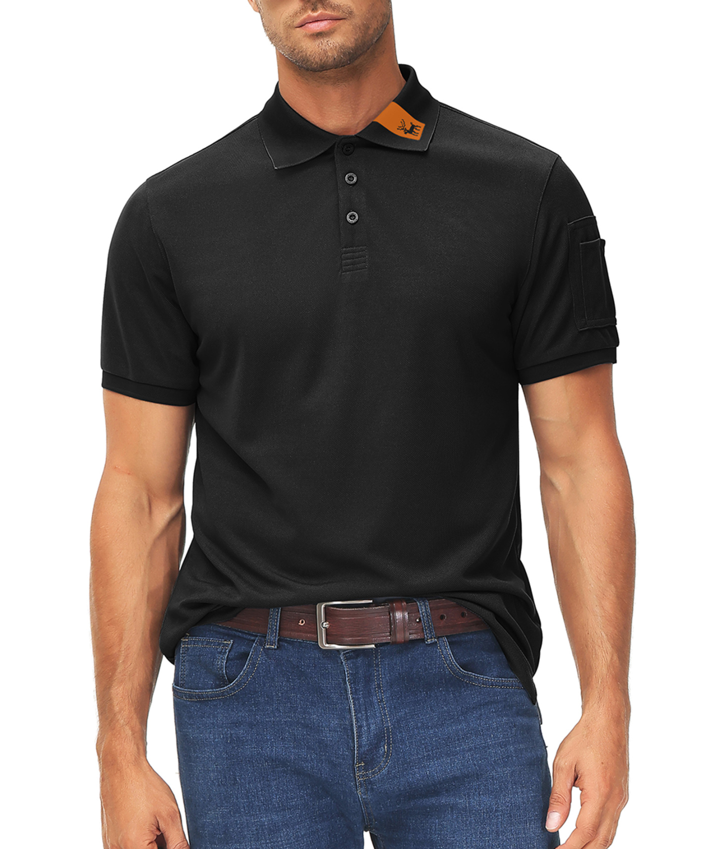 ZITY Men's Quick Dry Sports Polo Shirt-ZPK007932
