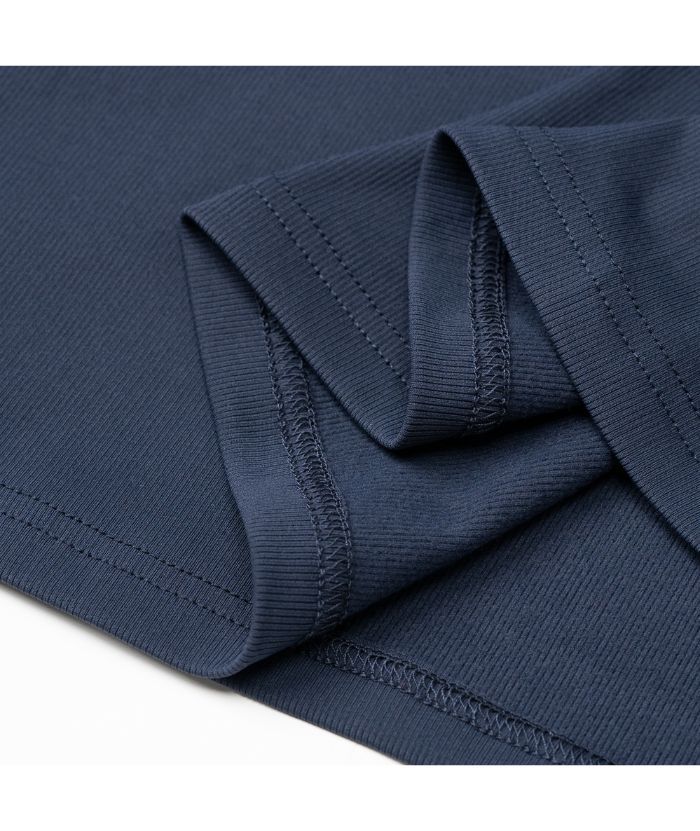 Men's Long Sleeve Casual Slim Fit Performance Polo Shirt-8869