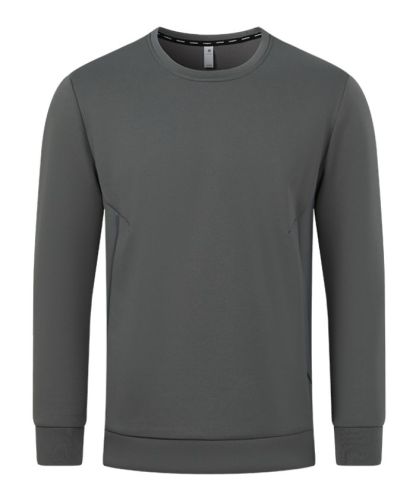 Men's Athletic Fit Solid Color Long Sleeve Polo Shirt-5328