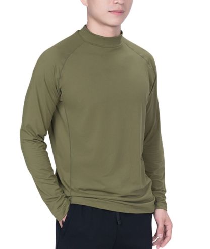 ZITY Men's Long Sleeve Pullover Polo Shirt-88168