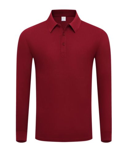 ZITY Unisex Long Sleeve Slim Fit Lapel Polo Shirt-DUMLP05922