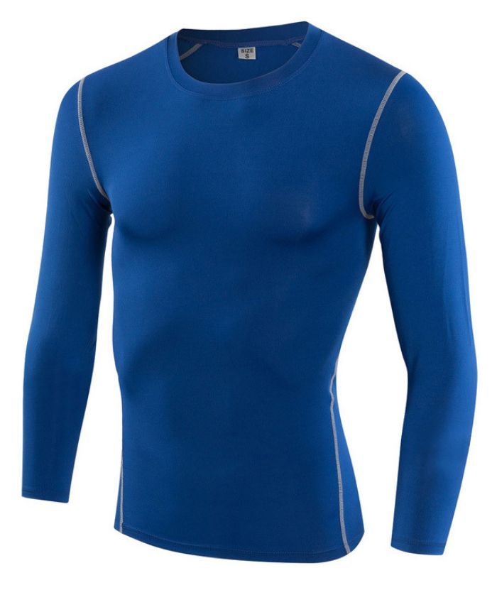 ZITY Men's Compression long Sleeve Sports T-Shirt-DUMLS05952