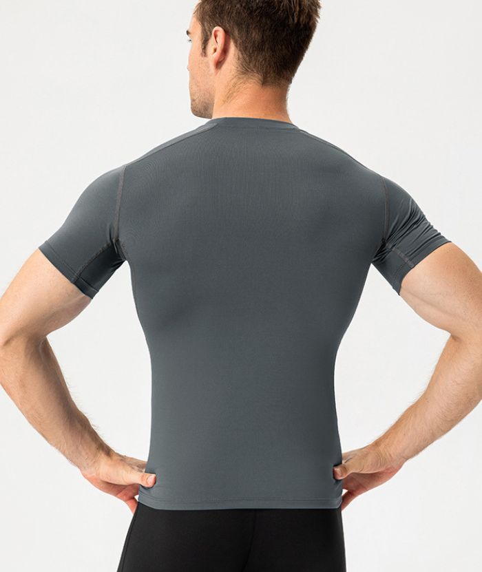 ZITY Men's Dri Fit Sports Compression T-Shirt-DUMTS05962