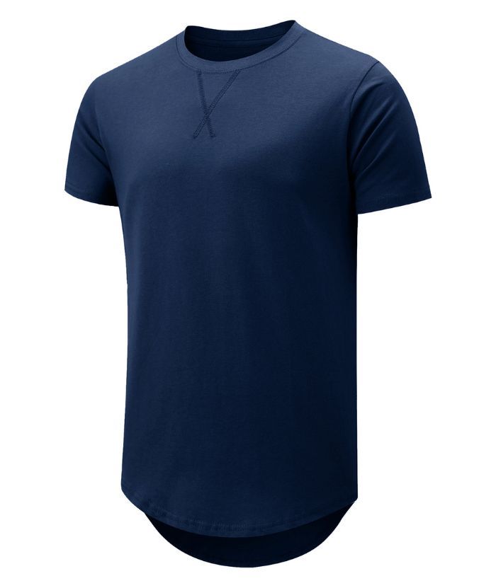 ZITY Men's Round Neck Hip-Hop Slim Fit T-Shirt-ZPK010742
