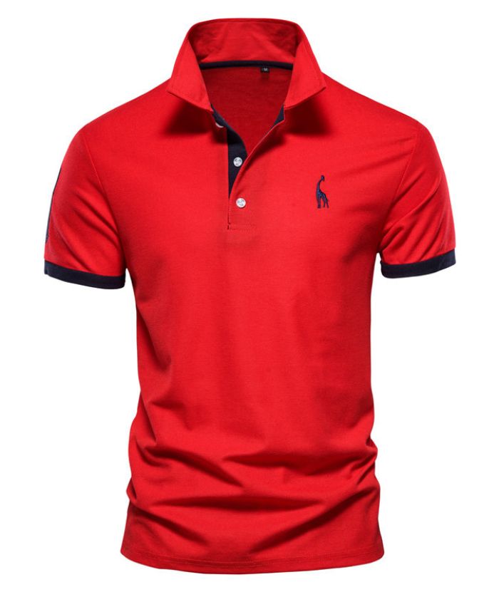 ZITY Men's Button Up Slim Fit Golf Polo Shirt-DUMPO06022