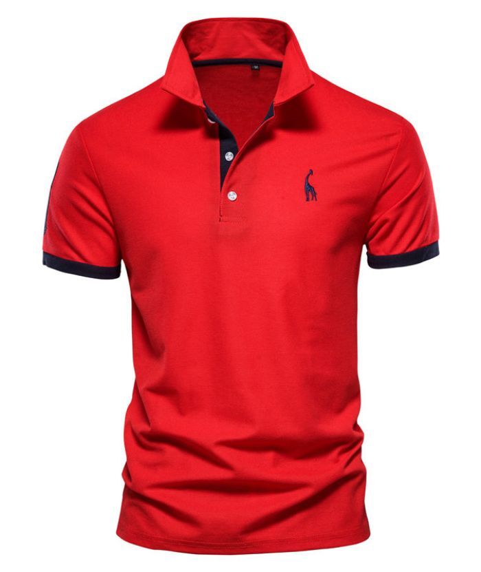ZITY Men's Button Up Slim Fit Golf Polo Shirt-DUMPO06022