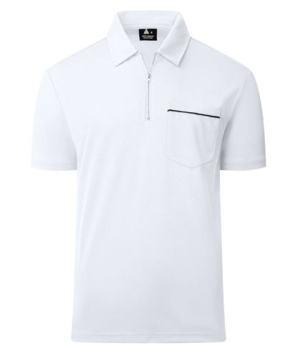 ZITY Men's Quarter Zip Slim Fit Polo Shirt-ZPK008403