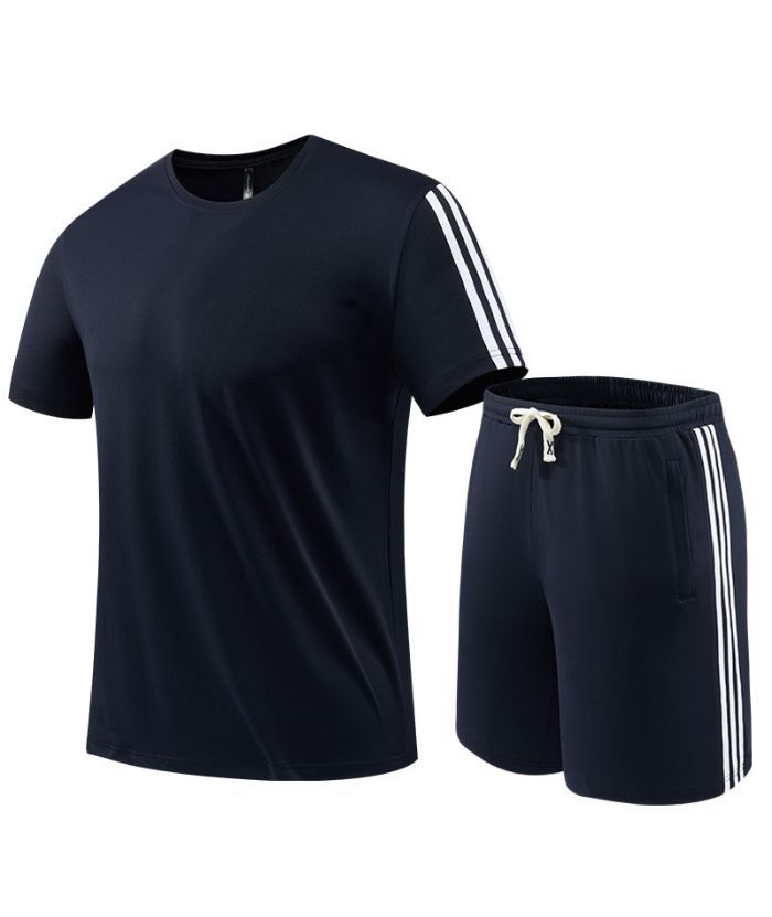ZITY Men's Oversize Casual Shorts and T-Shirt-DUMTS06035