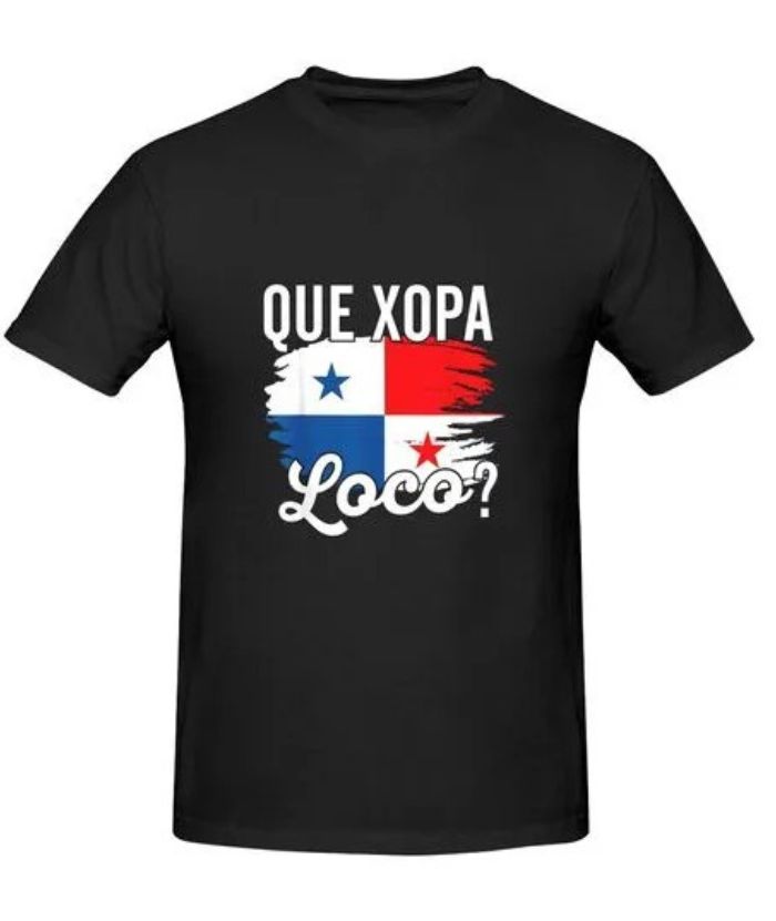 ZITY Men's Panama Flag Printed 100% Cotton T-Shirt