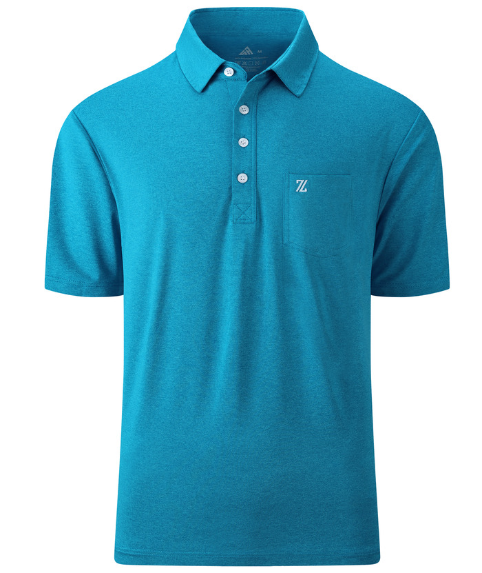 ZITY Men's Dri Fit Sports Performance Polo Shirt-CUMPO01052