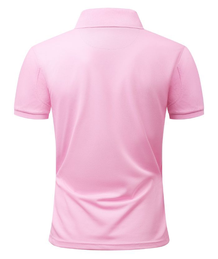 ZITY Men's 3 Button Up Slim Fit Polo Shirt-CUMPO03041