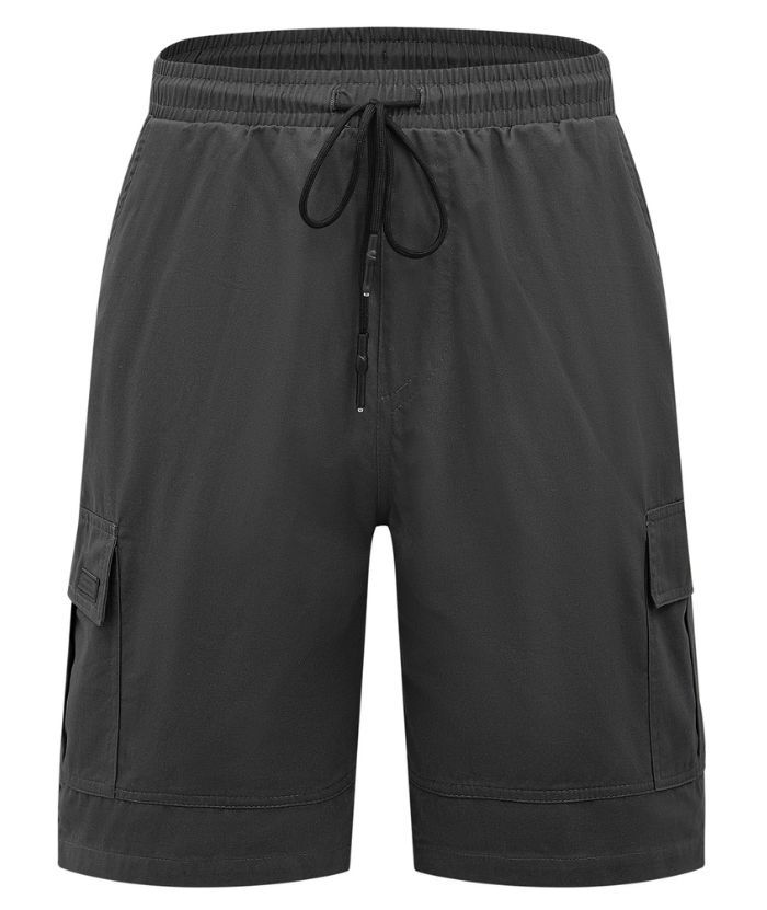 ZITY Men's Loose Fit Men's Drawstring Cargo Shorts-CEMGS05458