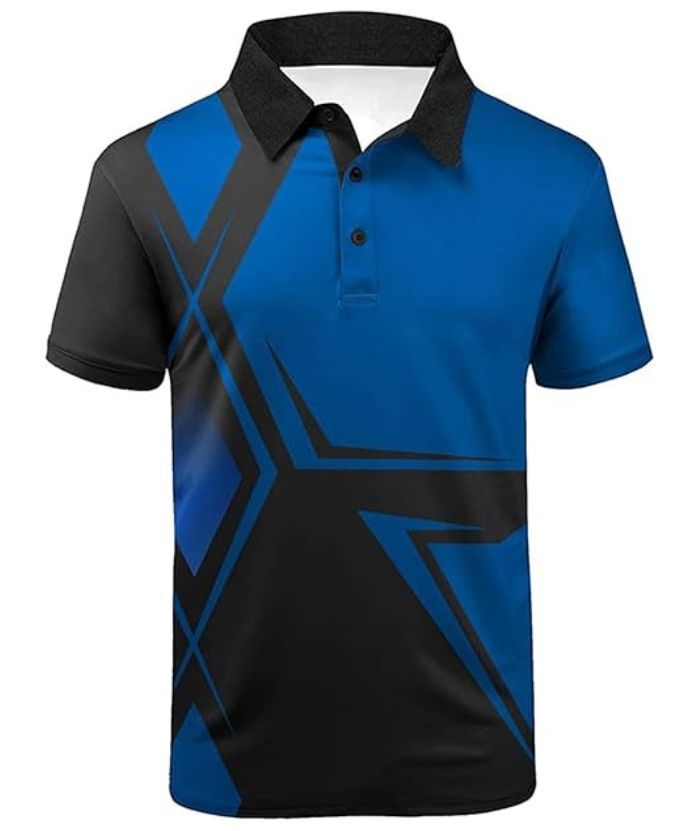 ZITY Men's Short Sleeve Athletic Dri Fit Polo Shirt-CEMPO01867