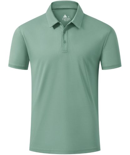 ZITY Men's Button Up Slim Fit Polo Shirt-CUMPO05766