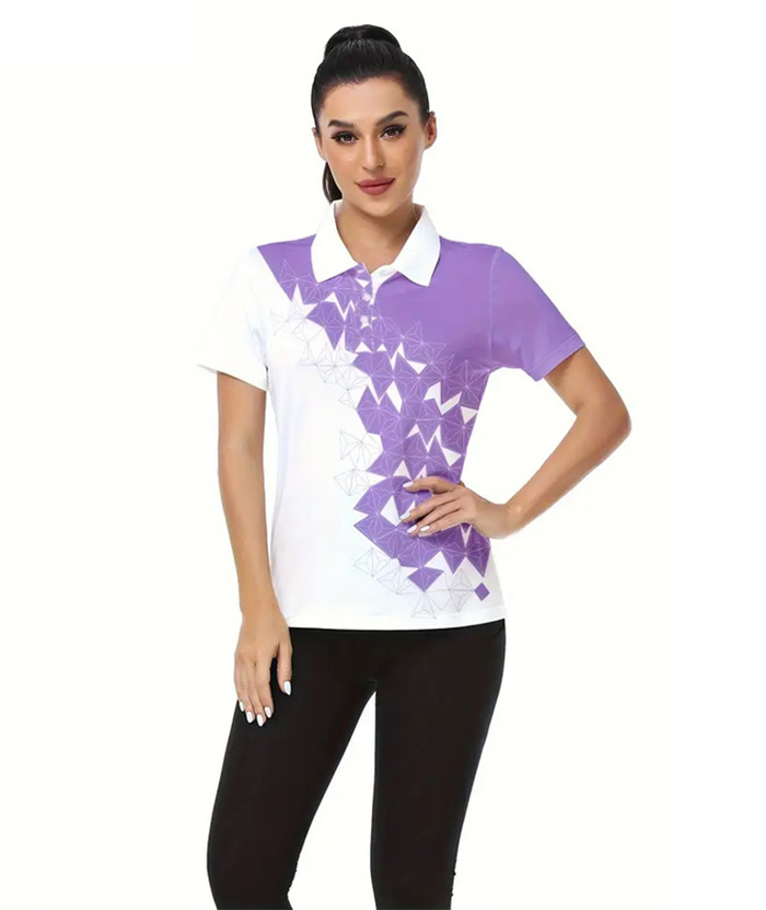ZITY Women's Tennis Short Sleeve Quick Dry Summer Polo Shirt-ZPK004227 | Zitysports