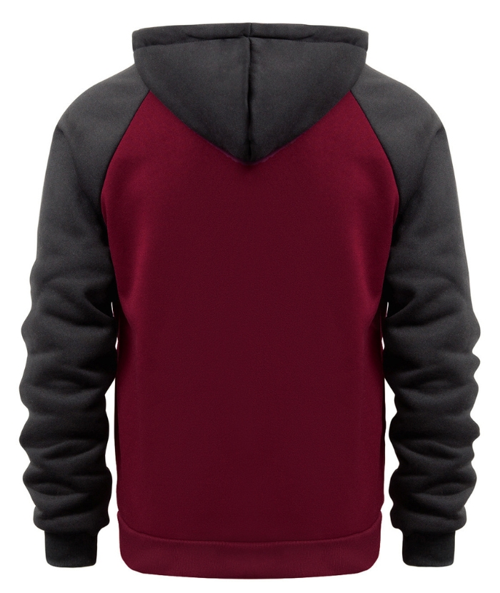 ZITY Men's Color Block with Pocket Zip Up Outdoor Hoodie-DUMFH04909|Zitysports