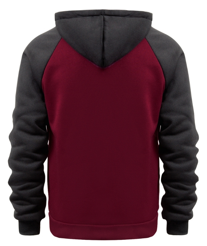 ZITY Men's Color Block with Pocket Zip Up Outdoor Hoodie-DUMFH04909|Zitysports