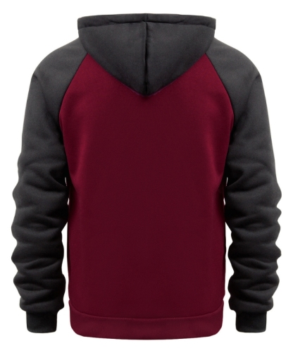 ZITY Men's Color Block with Pocket Zip Up Outdoor Hoodie-DUMFH04909|Zitysports