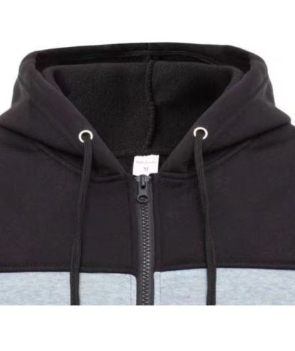 ZITY Men's Fleece Long Sleeve Casual Fashion Color Block Hoodie-DUMFH04983|Zitysports