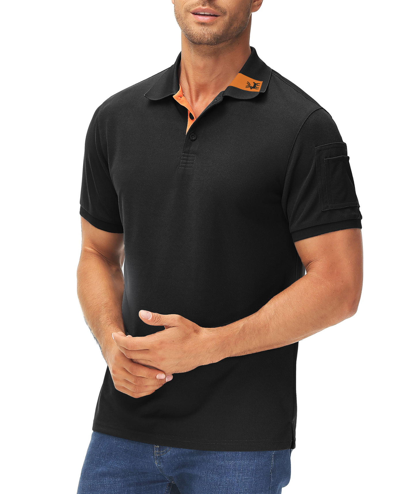 ZITY Men's Quick Dry Sports Polo Shirt-ZPK007932