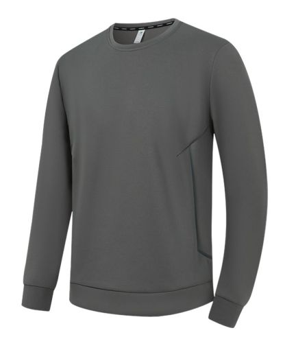 Men's Athletic Fit Solid Color Long Sleeve Polo Shirt-5328