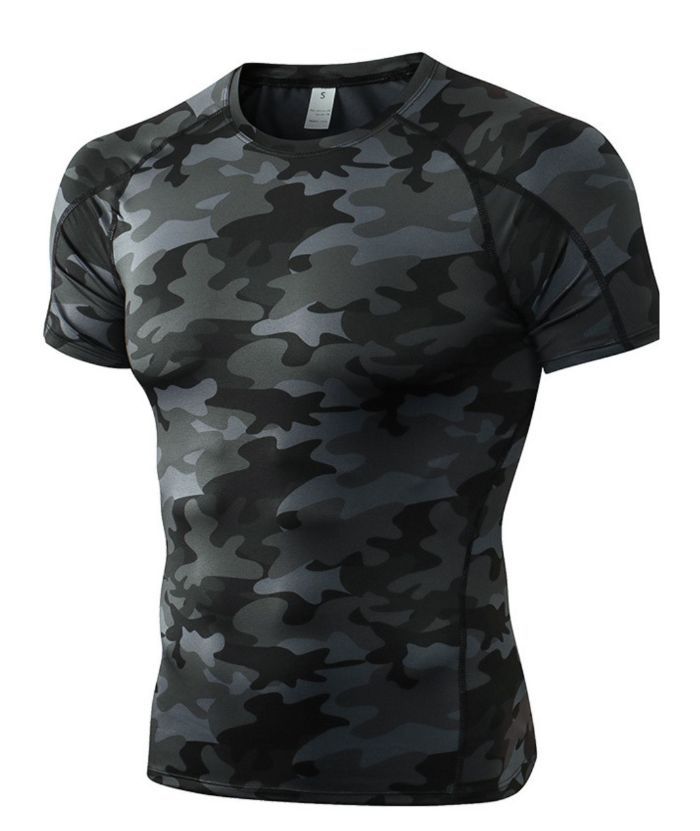 ZITY Men's Running Dri Fit Compression T-Shirt-DUMTS05960