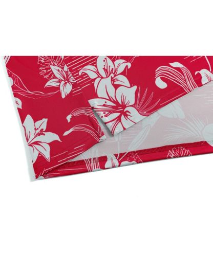 ZITY Men's Hawaiian Flower Print Polo Shirts-CUMPO05190
