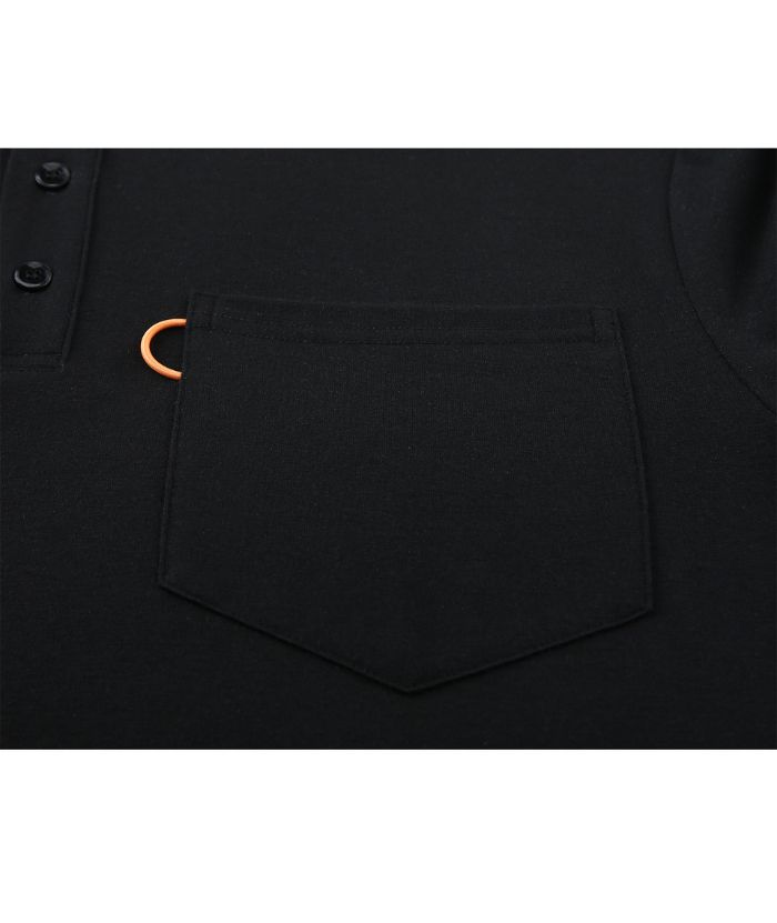 ZITY Men's Dri Fit Button Up T-Shirt-CUMSS01289