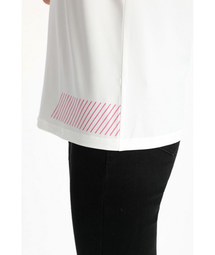 ZITY Women's Slim Fit V Neck Golf Polo Shirt-CFWZZ00034