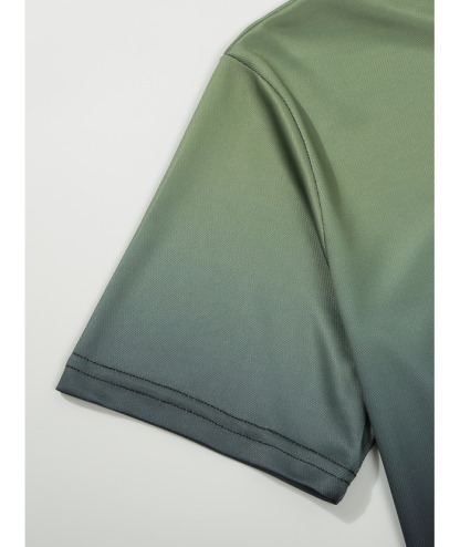 ZITY Men's Gradient Color Polo Shirt-ZPK010474 | Zitysports