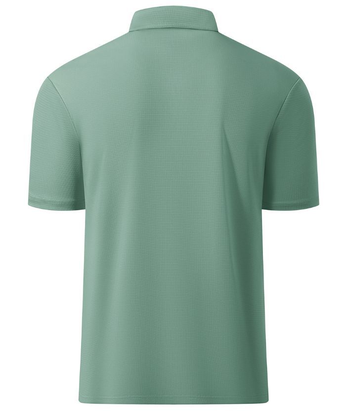 ZITY Men's Button Up Slim Fit Polo Shirt-CUMPO05766