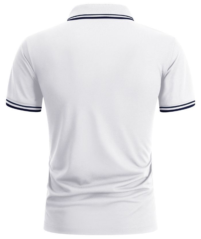 ZITY Men's Button Up Dri Fit Golf Polo Shirt-CFMPO00134