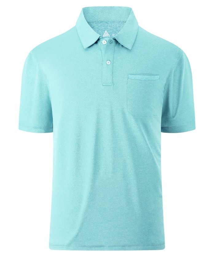 ZITY Men's Moisture Wicking Dri Fit Sports Polo Shirt-ZPK007926