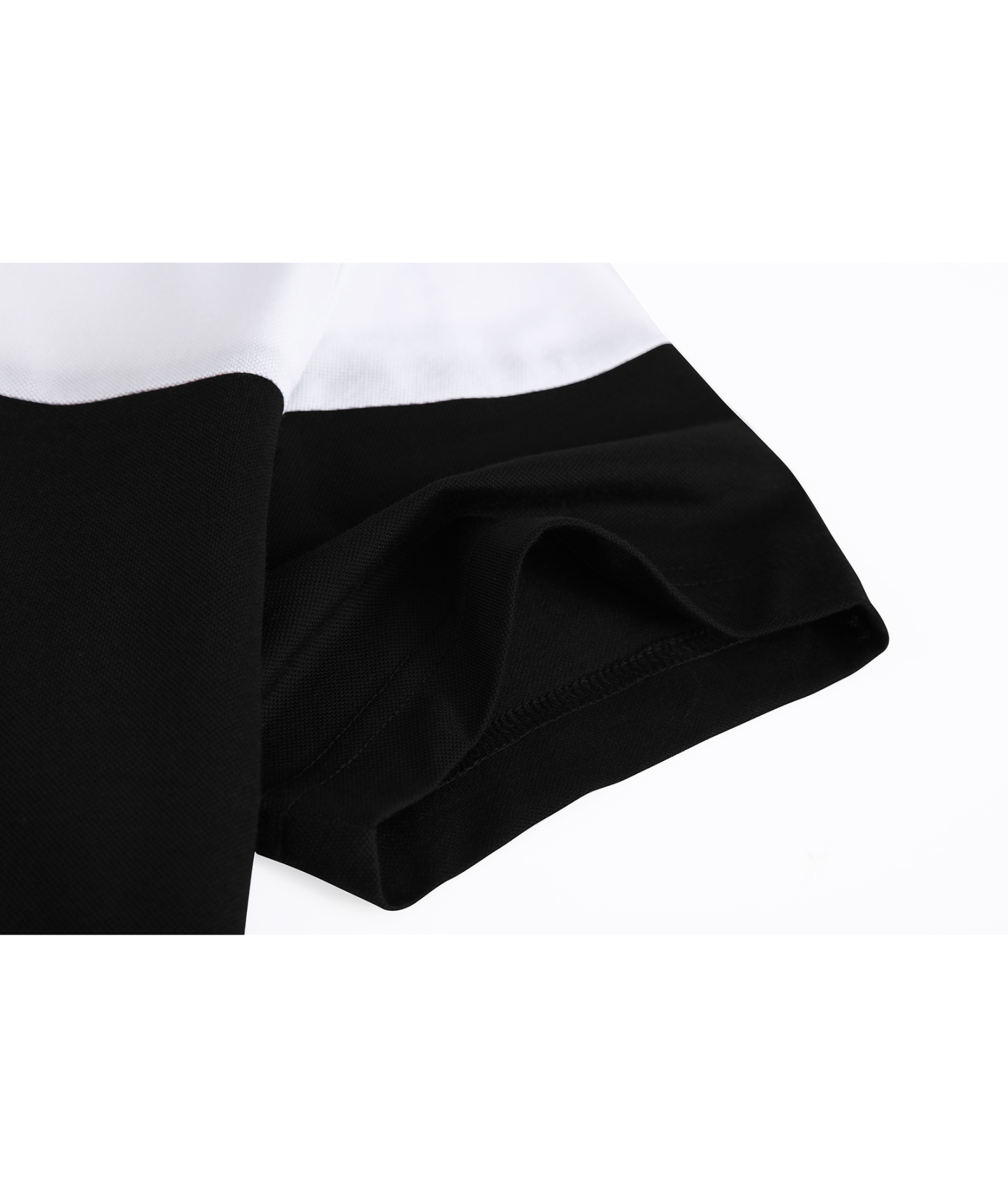 ZITY Men's Button Up Color Block Slim Fit Polo Shirt-CFMPO00104