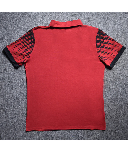 ZITY Men's 3D Print Comfort Slim Fit Short Sleeve Polo Shirt-DUMPO04600 | Zitysports