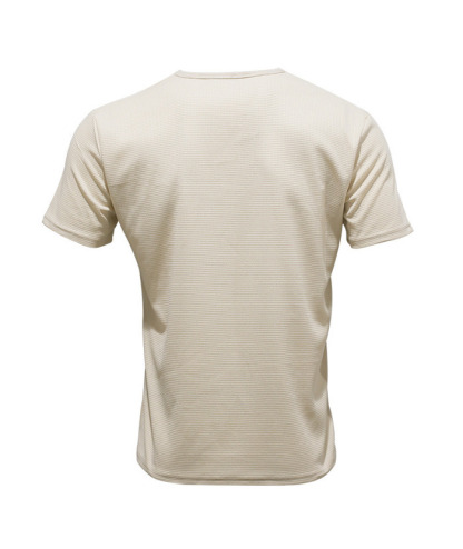 ZITY Men's Drawstring Neck Waffle T-shirt-ZPK010609 | Zitysports