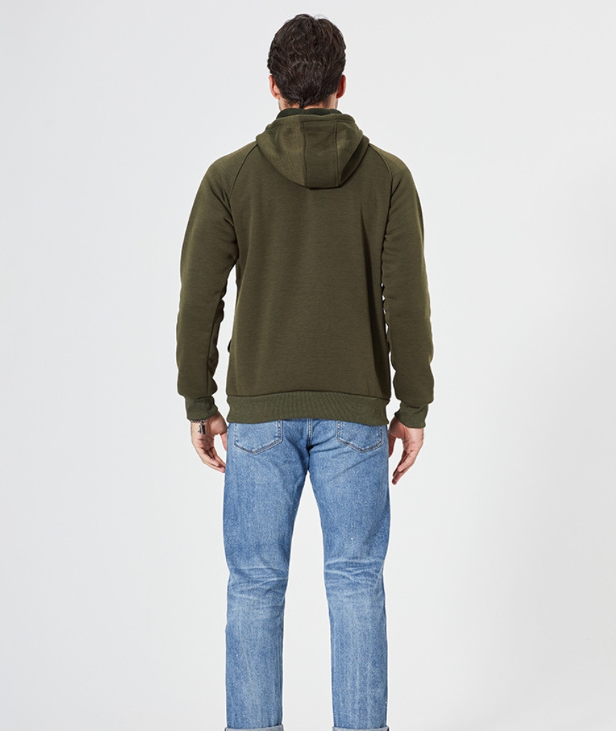 ZITY Men's Lightweight Breathable Outdoor Long Sleeve Hoodie-DUMHD04902|Zitysports