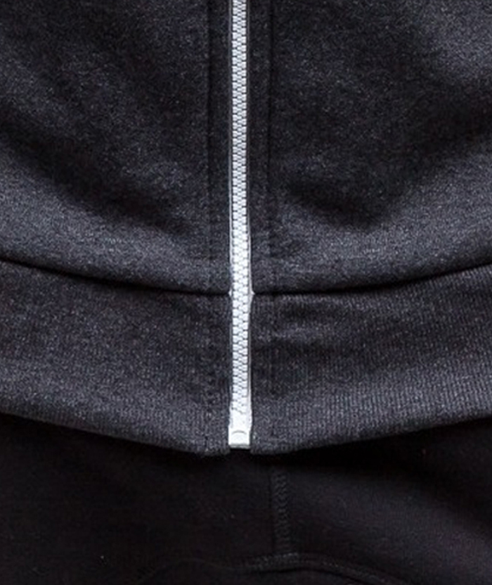 ZITY Men's Long Sleeve Full Zipper Casual Hoodie with Kangaroo Pockets-DUMHD05003|Zitysports