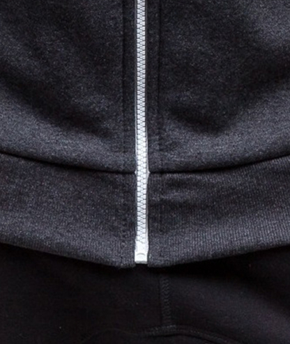 ZITY Men's Long Sleeve Full Zipper Casual Hoodie with Kangaroo Pockets-DUMHD05003|Zitysports