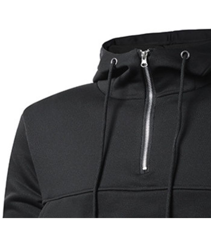 ZITY Men's Light Weight Breathable Hoodie with Side Pockets-DUMFH05032|Zitysports