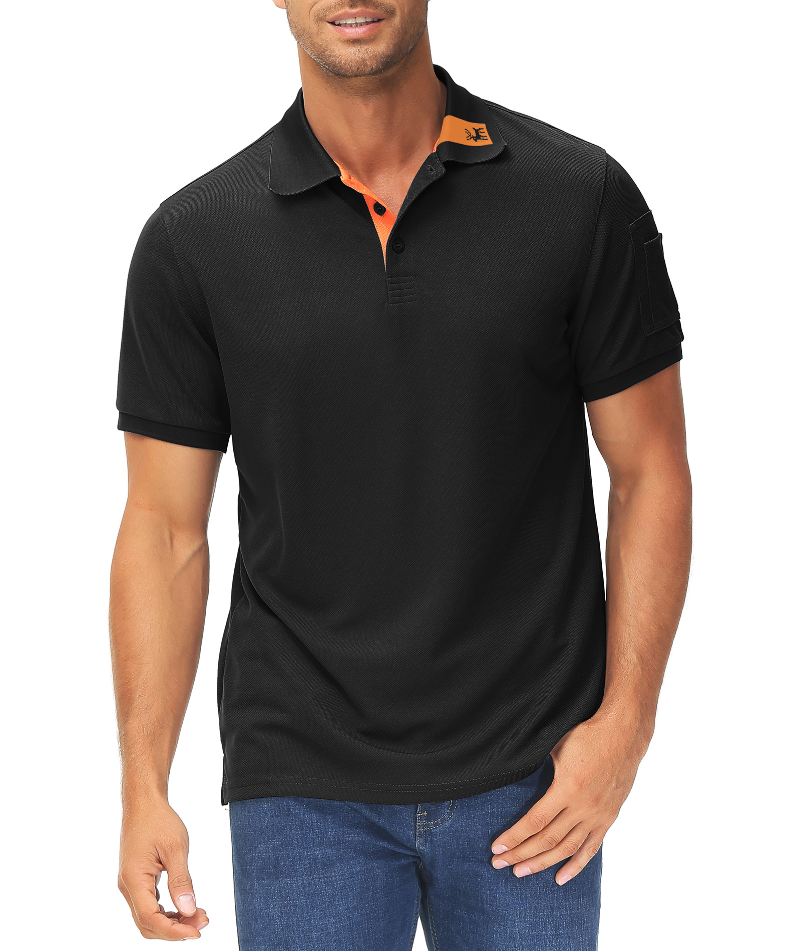 ZITY Men's Quick Dry Sports Polo Shirt-ZPK007932