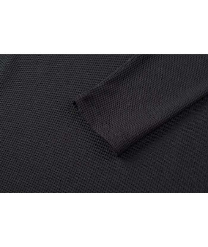 Men's Sports Round Neck Long Sleeve Polo Shirts-8849