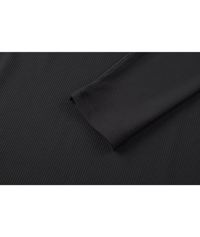 Men's Sports Round Neck Long Sleeve Polo Shirts-8849