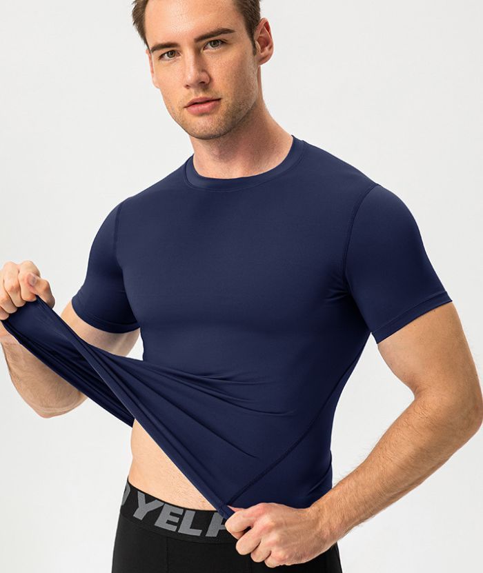 ZITY Men's Dri Fit Sports Compression T-Shirt-DUMTS05962