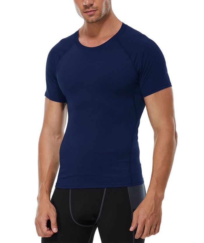 ZITY Men's Dri Fit Sports Running Compression T-Shirt-DUMTS05961