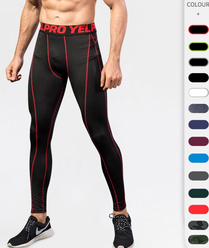 Men's Dri Fit Athletic Running Compression Pant-DUMSP05964
