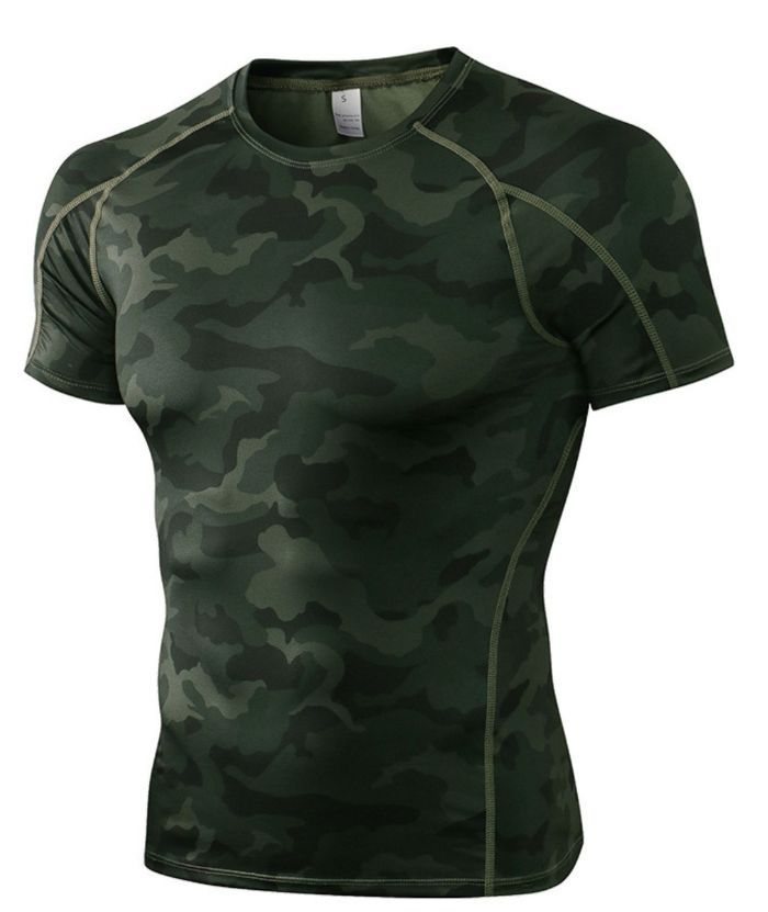 ZITY Men's Running Dri Fit Compression T-Shirt-DUMTS05960