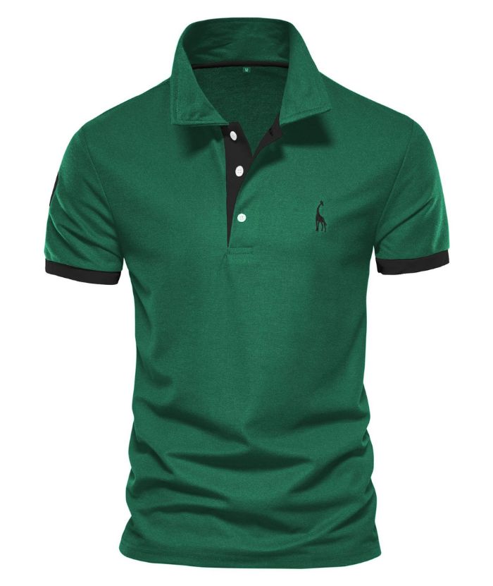 ZITY Men's Button Up Slim Fit Golf Polo Shirt-DUMPO06022