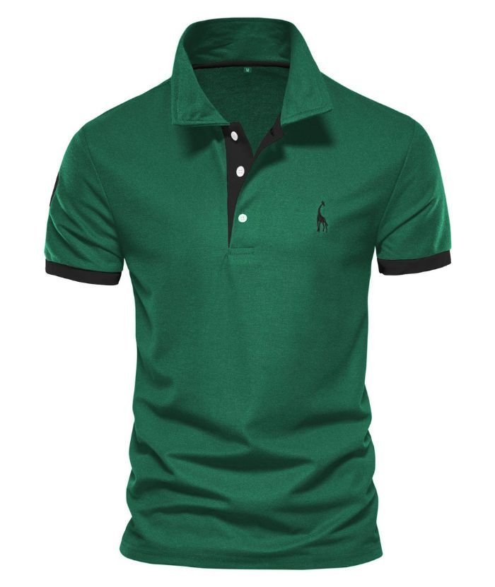 ZITY Men's Button Up Slim Fit Golf Polo Shirt-DUMPO06022