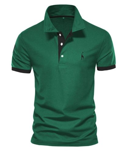 ZITY Men's Button Up Slim Fit Golf Polo Shirt-DUMPO06022
